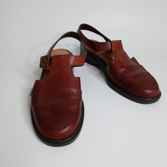 Westies Leather Straps Shoes Size 7M Brown - Picture 3 of 8